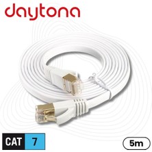 Daytona Cat7 Gigabit  Flat Ethernet RJ45 Modem 10GBPS 600MHZ Internet Kablosu A4259