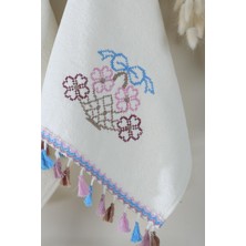 Ladynil Mutfak ve Banyo Havlusu 30X50 %100 Pamuk 3 Lü Set Beyaz