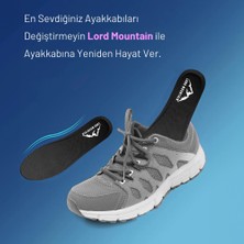 Lord Mountain Comfort Rahat Ortopedik Tabanlık,Yumuşak Tabanlık,Konfor Tabanı,Spor Tabanlığı,Erkek,Kadın,Siyah