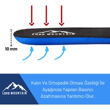 Lord Mountain Comfort Rahat Ortopedik Tabanlık,Yumuşak Tabanlık,Konfor Tabanı,Spor Tabanlığı,Erkek,Kadın,Siyah