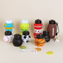 Huang Shoping 550ML Doğa Sporları Su Şişesi Katlanır Taşınabilir Düşme Önleyici ve Sızıntı Önleyici Su Şişesi - BILARDO-550ML (Yurt Dışından)