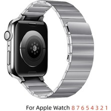 Bagies Apple Watch Için Mıknatıslı Çelik Baklalı Kordon 38 mm 40 mm 41 mm Uyumlu