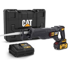 Cat DX52 18 Volt / 4.0 Ah Li-Ion Tek Akülü Profesyonel Tilki Kuyruğu Testere