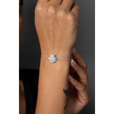 Elika Silver Kadın Kar Tanesi Model 925 Ayar Gümüş Bileklik