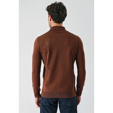 İmza Taba Örme Polo Yaka Klasik Slim Fit Dar Kesim Triko 1012235269