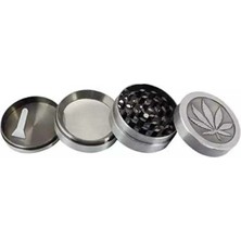 Schullz Üst Düzey Kaliteli Çelik Herbal Öğütücü Grinder Mıknatıslı Kapak 4 Katmanlı Yapı 4 cm Çap Cepte Taşınabilir