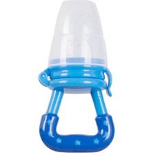 Sevi Bebe Mavi Silikon Meyve Emziği Diş Kaşıyıcı Ergonomik Tutma Özelliği ile Bebekler İçin