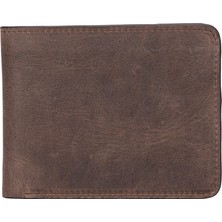 PLM Pier Deri Erkek Cüzdan Koyu Kahve