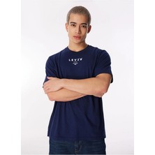 Levi's Yuvarlak Yaka Relaxed Fit Kısa Kollu Mavi Erkek T-Shirt 16143-1390
