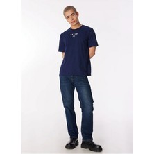 Levi's Yuvarlak Yaka Relaxed Fit Kısa Kollu Mavi Erkek T-Shirt 16143-1390