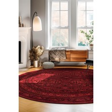 Angora Home Persian Dokuma Makine Halısı BK1005 100 x 100 Yuvarlak