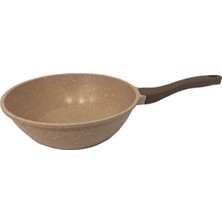 Thermoad Granit Wok Tava - Vizon - 28 cm