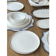 Rossev Yemek Takımı Modern Silver 37 Parça 6 Kişilik