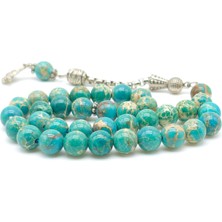 Tesbihhome Jasper Taşı Tesbih 8 mm Küre Kesim