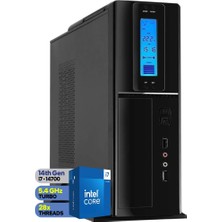 Zetta Flex Pro 470X Intel Core I7 14700 64GB Ddr5 2tb SSD Freedos Sff Slim Masaüstü Bilgisayar ZET470X9562024