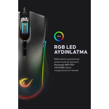 Rampage Smx-R27 Voyager Usb Rgb Işıklı Makrolu 7200 Dpi Gaming Oyuncu Mouse