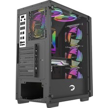 Gamepower Flex 4*120MM A-Rgb Fan Atx Gaming Kasa