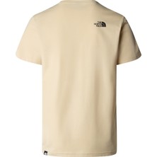 The North Face M S/s Sımple Dome Tee Erkek Bej Tshirt NF0A87NG3X41