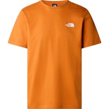 The North Face M S/s Redbox Tee Erkek Turuncu Tshirt NF0A87NPPCO1