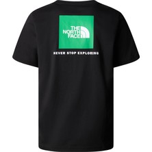 The North Face M S/s Box Nse Tee Erkek Siyah Tshirt NF0A87NPYQI1