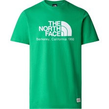 The North Face M Berkeley Calıfornıa S/s Tee- In Scrap Erkek Yeşil Tshirt NF0A87U5PO81