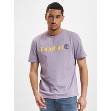 Timberland Linear Logo Short Sleeve Tee Erkek Mor Tshirt TB0A5UPQEG71