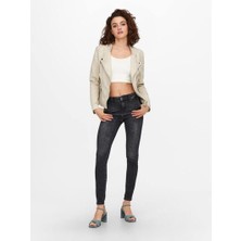 only kadın onlava faux leather biker otw noos 15102997