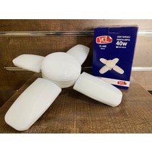 Ycl YL-440 Beyaz (6500K) 3200 Lm 40 Watt Dört Yapraklı Papatya LED Ampul