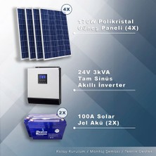 Matech 3 Kw Maxı Solar Paket Sistem (3000W/GÜN)