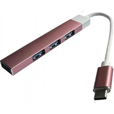 Maxgo 2228 Type-C To USB Hub 4 Port Çoklayıcı Macbook ile Uyumlu Çoğaltıcı Ping