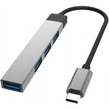 Maxgo 2228 Type-C To USB Hub 4 Port Çoklayıcı Macbook ile Uyumlu Çoğaltıcı Ping