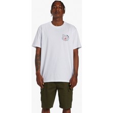 Billabong Worded Tees Erkek Beyaz Tişört