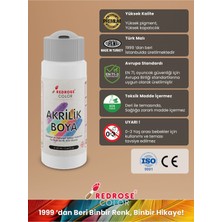 Red Rose Canlı Renkler Akrilik Boya 6'lı Set 6X60 ml Dekoratif, Hobi Amaçlı, Sanatsal, Canlı Renkler