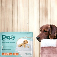 Pepy Pet Care Pepy 60X90 cm Hijyenik Tuvalet Eğitim Pedi 30'lu 2 Paket 60 Adet