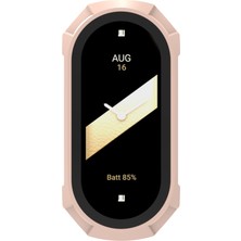 Romeo Mora Mi Band 8 Koruyucu Kılıf Mi Band 8/8nfc Pc+ Temperli Cam Koruyucu Kılıf (Yurt Dışından)