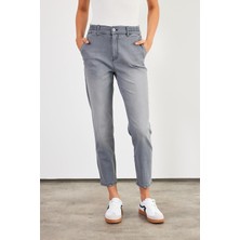 Vena Kadın Norah Grey Beli Lastikli Jean Pantolon
