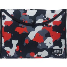 Jacbag A4 Çıtçıtlı Dosya Çanta Antrasit Kırmızı Beyaz Renk Seçenekleri ile 9+ Yaş İçin Tasarlandı