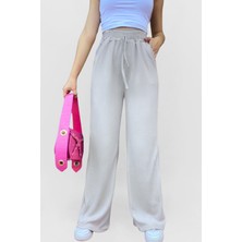 Yakamel Kadın Yüksel Bel Bol Paça Palazzo Pantolon