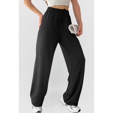 Yakamel Kadın Yüksel Bel Bol Paça Palazzo Pantolon