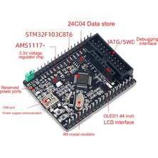 Internet STM32F103C8T6 Geliştirme Kartı STM32 Küçük Sistem Çekirdek Kartı STM32 Mikrodenetleyici Öğrenme Kartı Deney Kartı (Yurt Dışından)