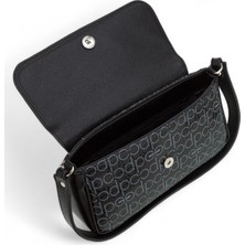 Pierre Cardin Monogram Siyah Kadın Omuz Çantası 05PC24Y509-PMN
