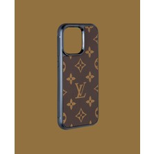 Dukkan Case Kahve Deri Telefon Kılıfı - DK178 - Iphone 15 Pro