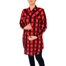 Nazal Kadın Ekose Kareli Tunik BGL-ST02956
