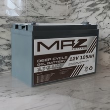 Maz Akü 12 Volt 125 Amper Deep Cycle Jel Akü 12V 125AH Yeni Ürün