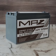 Maz Akü 12 Volt 125 Amper Deep Cycle Jel Akü 12V 125AH Yeni Ürün