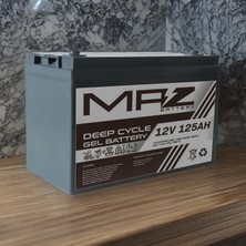 Maz Akü 12 Volt 125 Amper Deep Cycle Jel Akü 12V 125AH Yeni Ürün