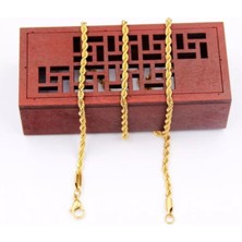 Hg.Aksesuar Kadın Paslanmaz Çelik Halat Zincir