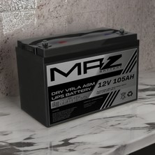 Maz Akü 12 Volt 105 Amper (Ah) Kuru Agm Vrla Ups Akü Yeni Üretim