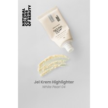 Bade Natural Jel Krem Highlighter White Pearl 04 %100 Doğal