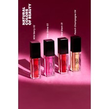 Bade Natural Nemlendirici Lipgloss Red Glam 01 Dudak Parlatıcısı %100 Doğal